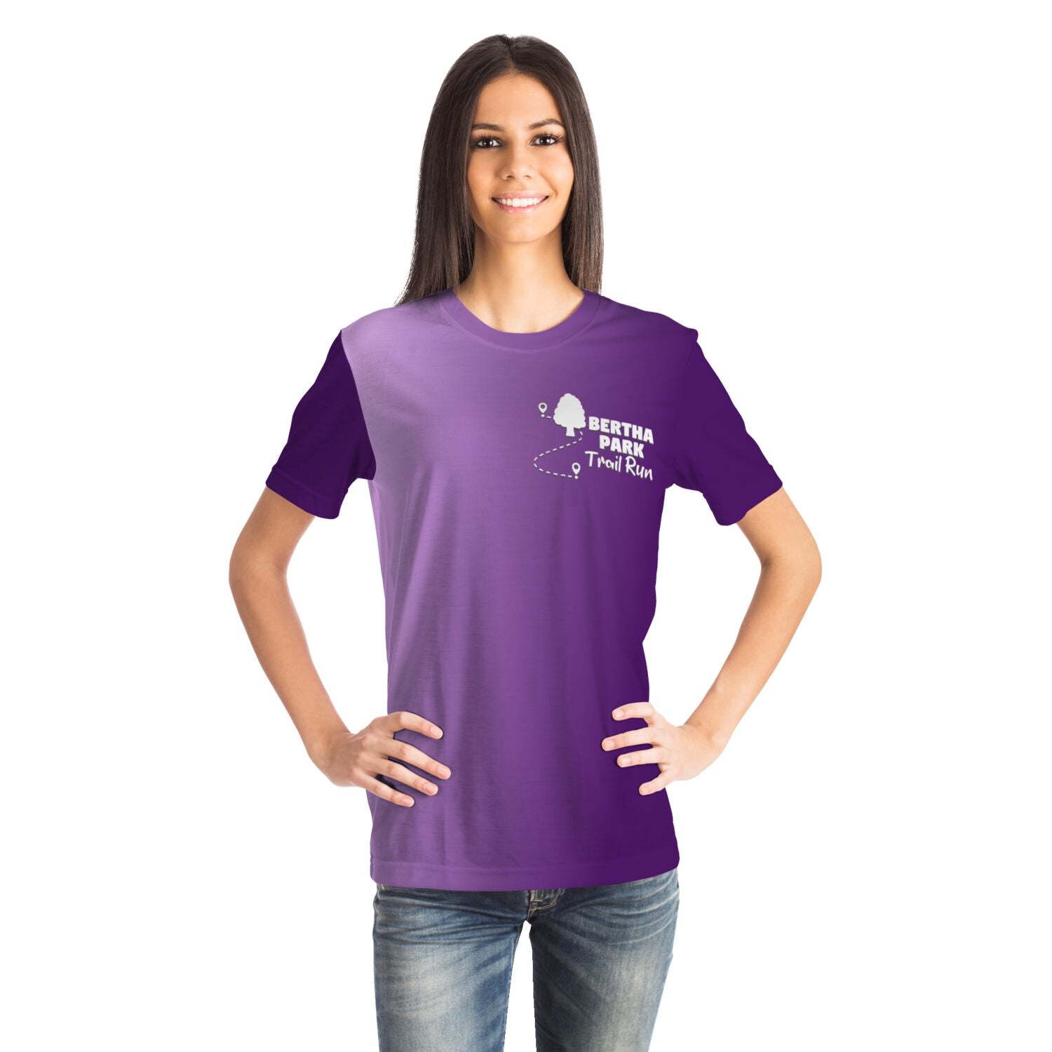 Unisex Bertha Park Brownie T in Purple