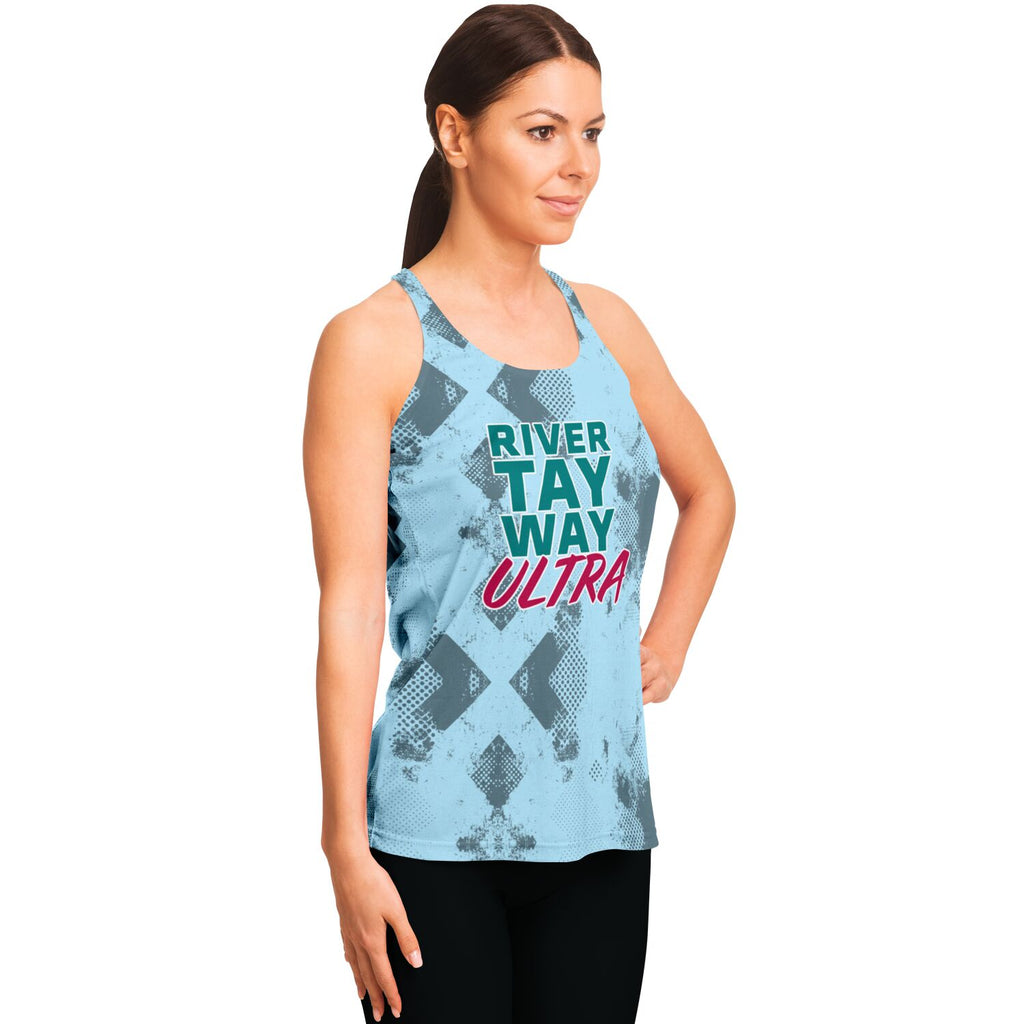 River Tay Way Racerback Tank Top - Blue