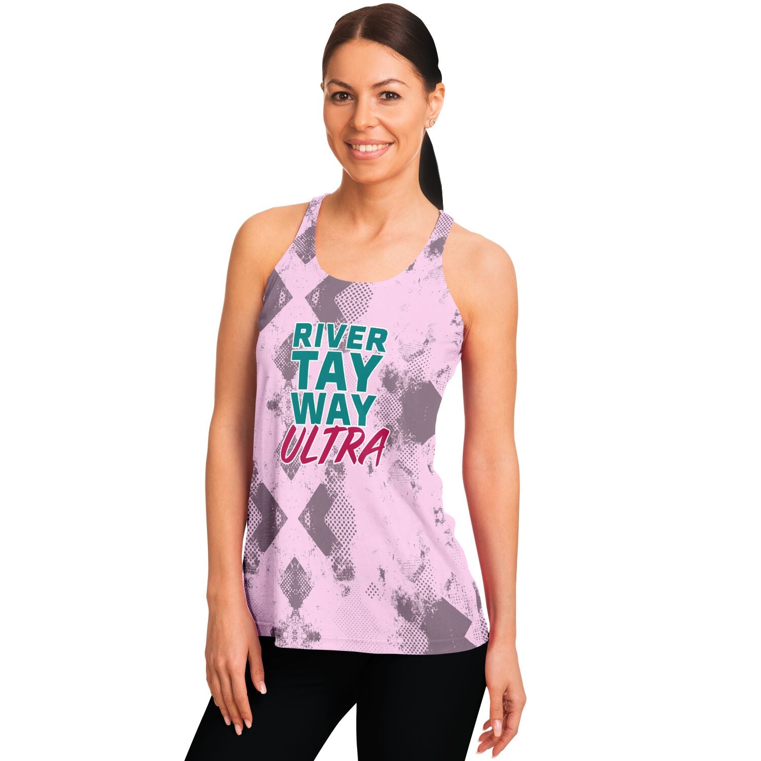 River Tay Way Racerback Tank Top - Pink