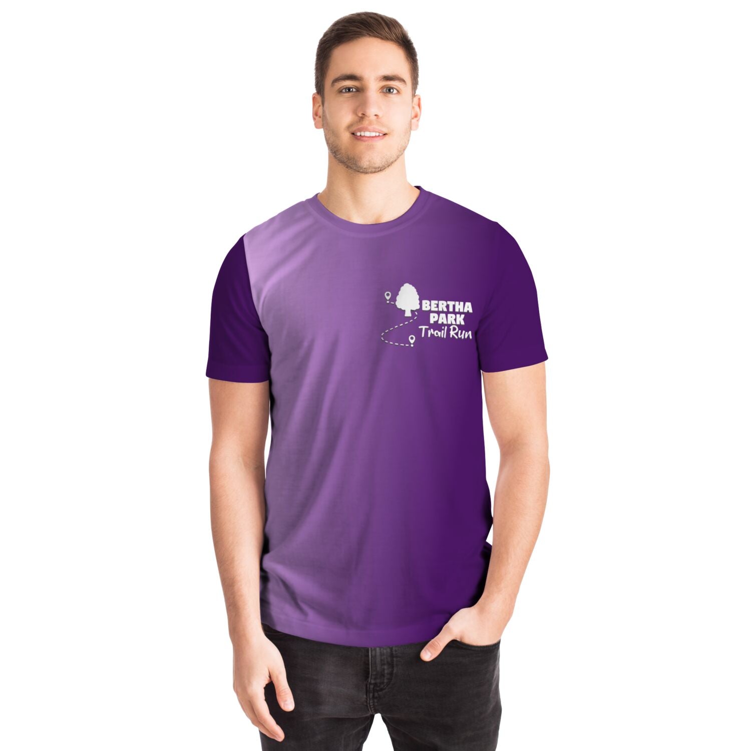 Unisex Bertha Park Brownie T in Purple