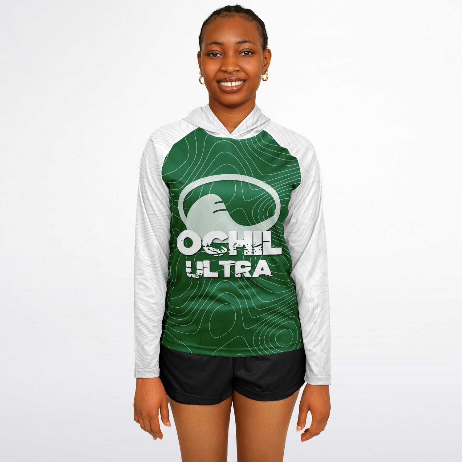 Ochil Ultra Women's Long Sleeve Hooded Performance Shirt