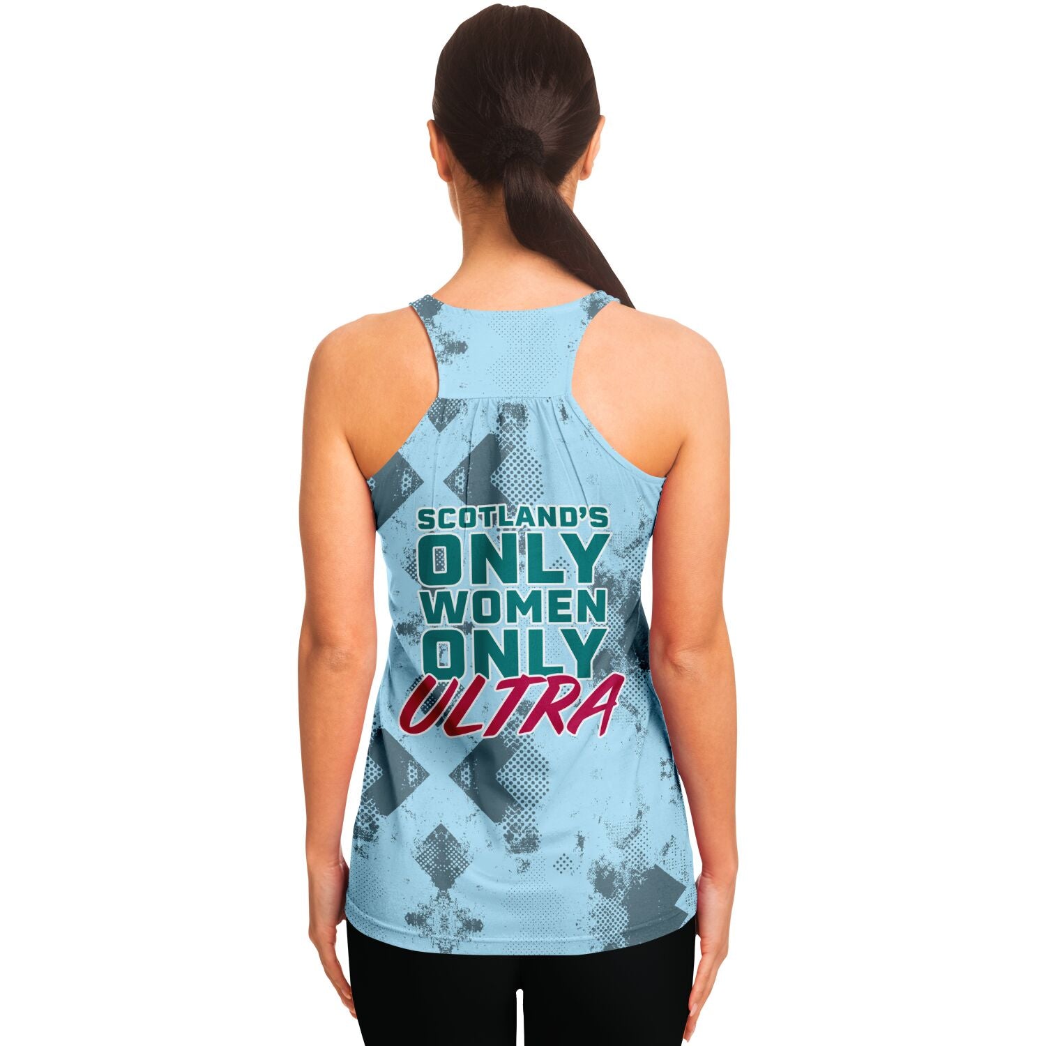 River Tay Way Racerback Tank Top - Blue