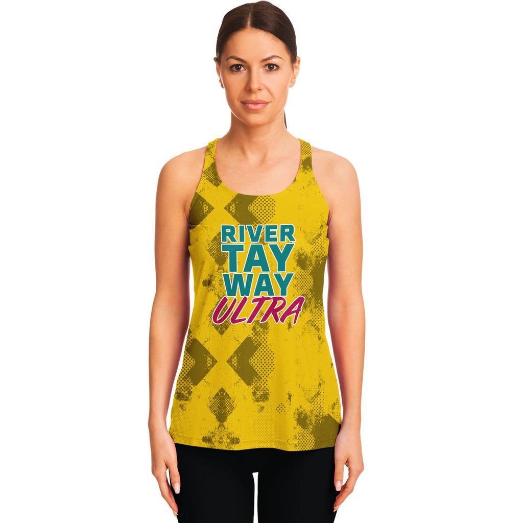 River Tay Way Racerback Tank Top - Yellow