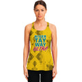 River Tay Way Racerback Tank Top - Yellow