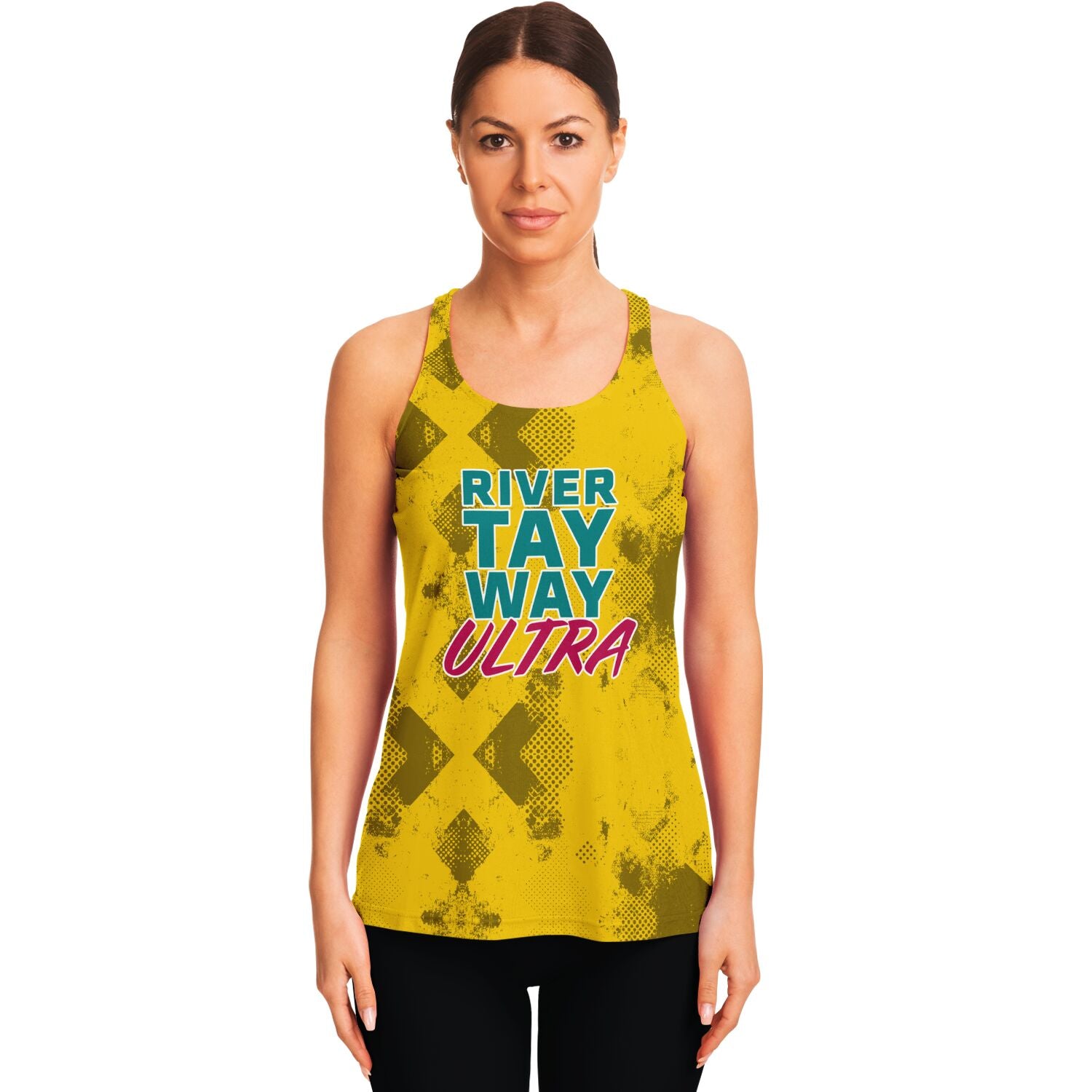 River Tay Way Racerback Tank Top - Yellow