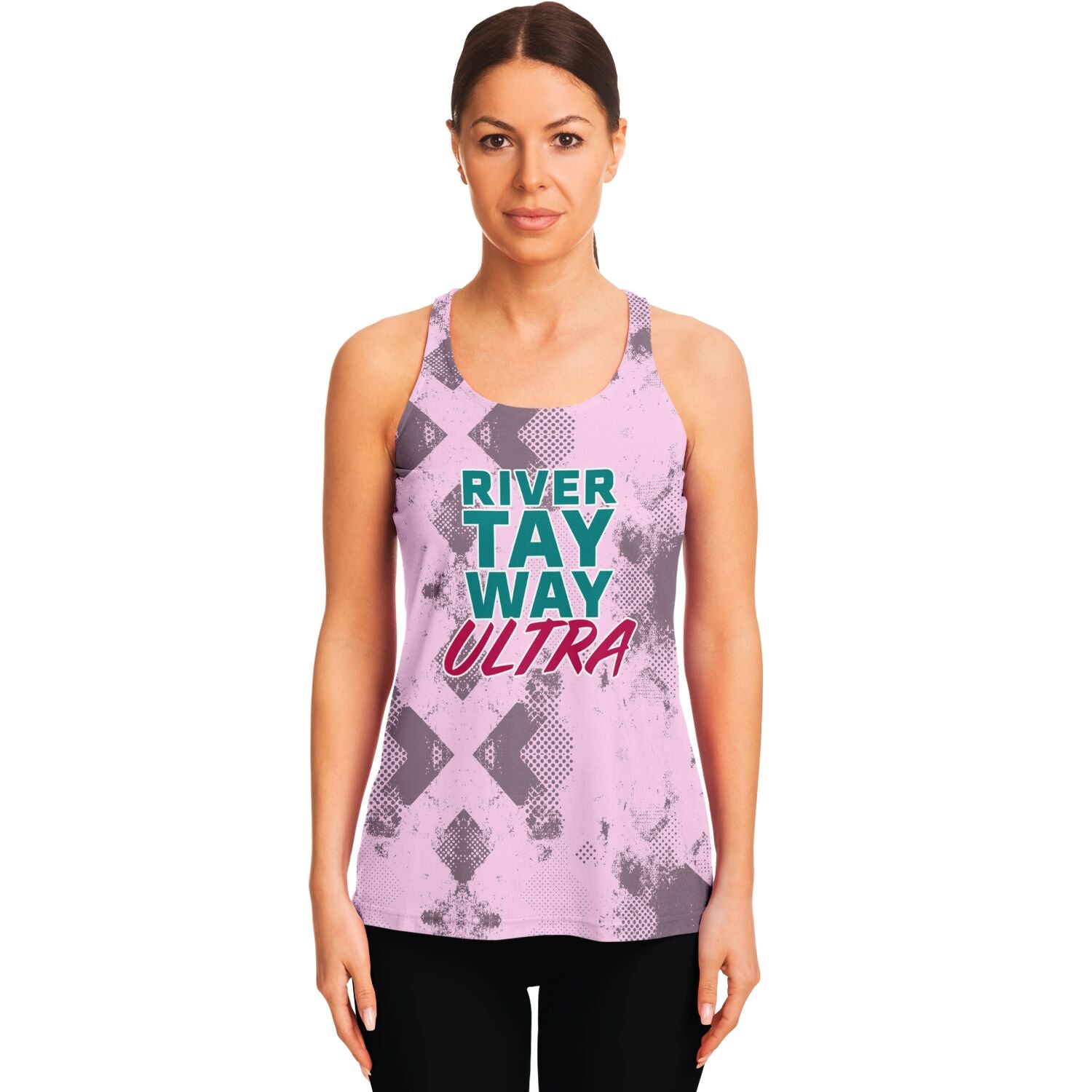 River Tay Way Racerback Tank Top - Pink