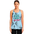 River Tay Way Racerback Tank Top - Blue