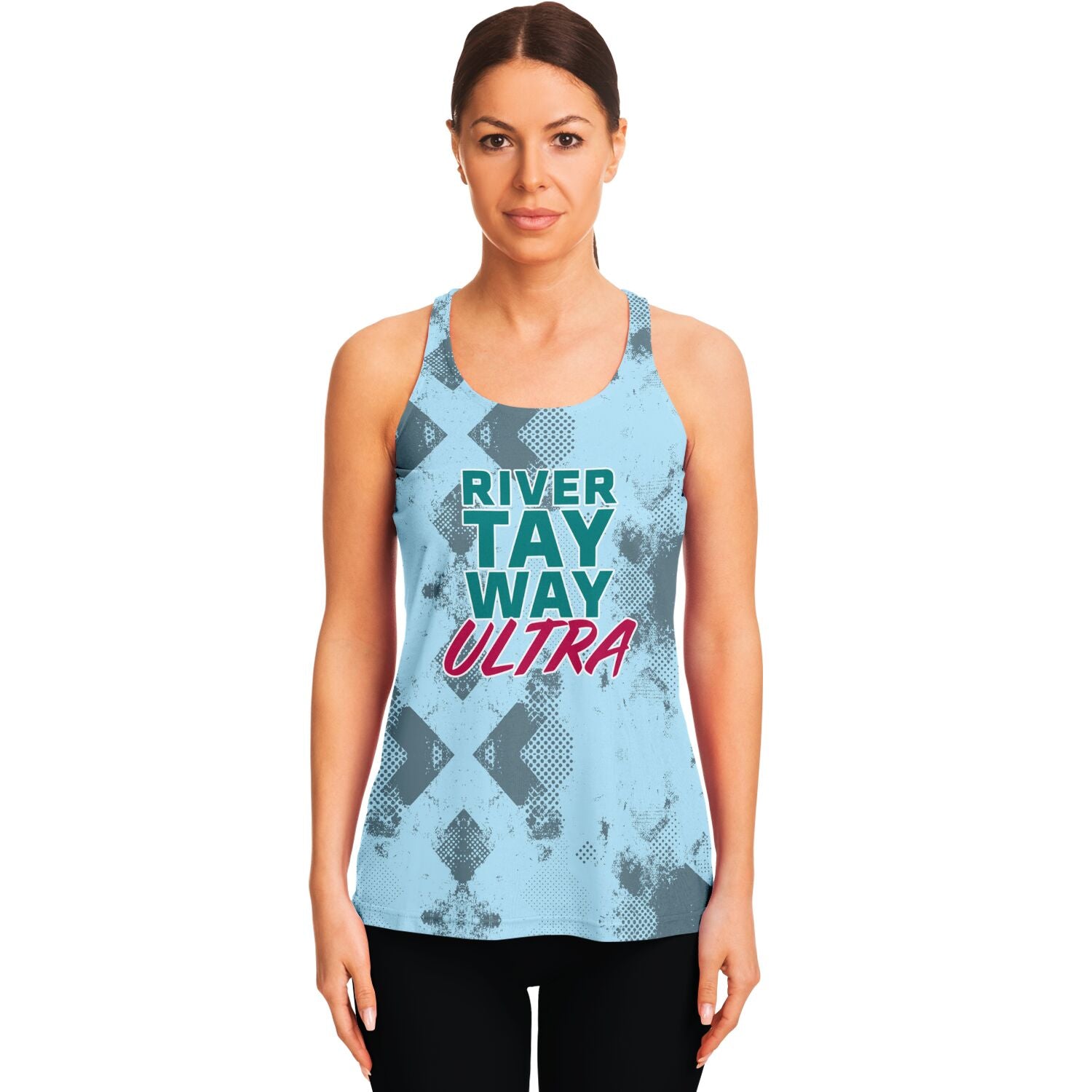 River Tay Way Racerback Tank Top - Blue